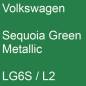 Preview: Volkswagen, Sequoia Green Metallic, LG6S / L2.